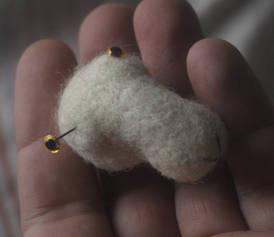 Needle Felted Eyes Tutorial 2: How to make Realistic Needle Felted