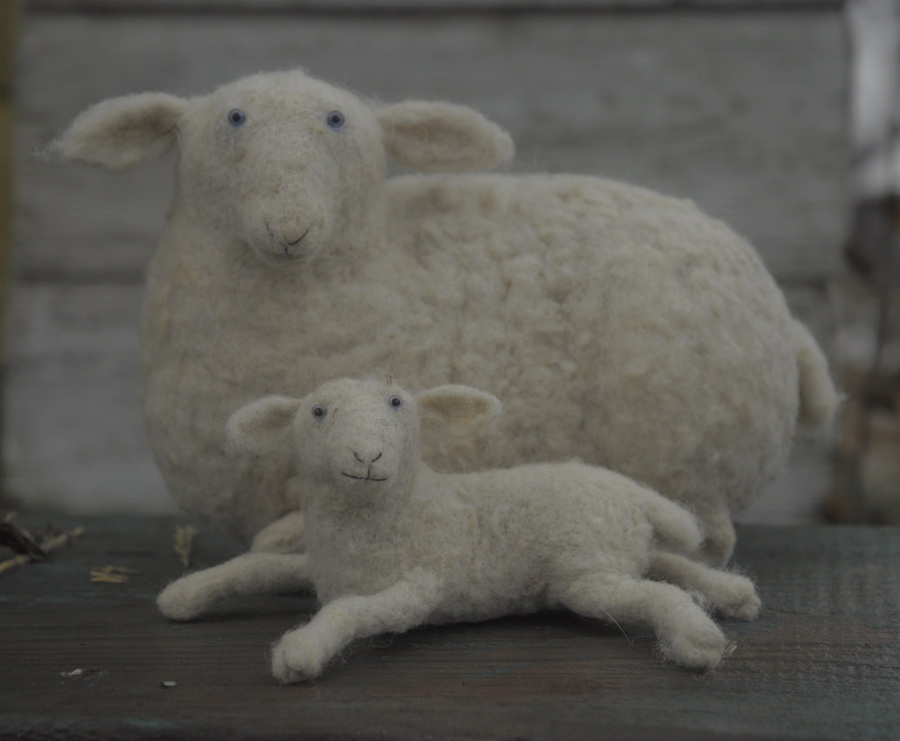 sheep with a lamb